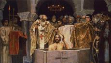 دعا در غسل تعمید روسیه